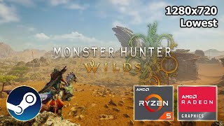 Monster Hunter Wilds Open Beta Test  AMD Ryzen 5 5600G  Radeon Vega 7  16GB RAM [upl. by Berni454]