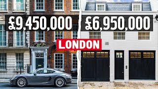 Inside a £9450000 Period House in London’s Mayfair VS a £6950000 Mews House in South Kensington [upl. by Eniluqaj103]