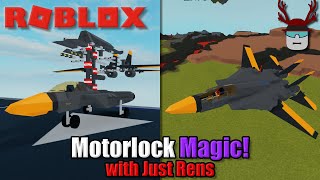 MOTORLOCK MAGIC with Just Rens  Roblox Plane Crazy [upl. by Galen946]