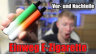 Einweg EZigarette  EShisha  Vor und Nachteile [upl. by Madelyn]