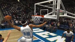 Carmelo Anthony Rookie Debut NBA Live 2004 Nuggets vs Knicks HD [upl. by Chick]