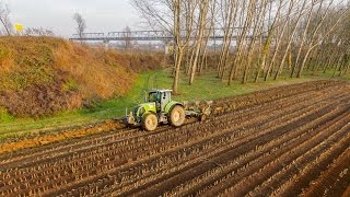 Claas Axion 850  trivomere Pietro Moro  BOZZETTO [upl. by Ardeen]