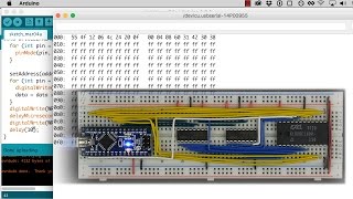 Build an Arduino EEPROM programmer [upl. by Nhguaved]