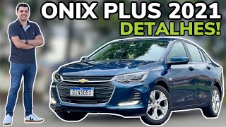 CHEVROLET ONIX PLUS 2021 É MELHOR QUE O VIRTUS EM DETALHES  Falando de Carro [upl. by Sausa]