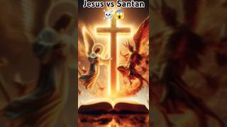 Jesus vs Santan like this video subscribe pleasejesuslovesyouo jesusshortsvideosubscribe ✅😱☠️✅ [upl. by Ttirrem]