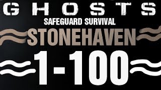 Stonehaven Rounds 1100 Full Gameplay  Call of Duty Ghosts Safeguard Survival Infinite Completed [upl. by Goldfinch]