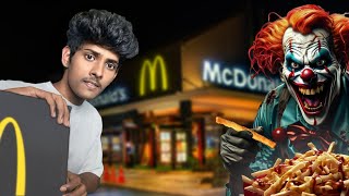 stucked in HAUNTED MC DONALDS scary  telugu [upl. by Eellac]