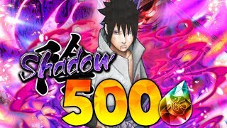 500 Ninja Pearls Sasuke Rinnegan Shadow Banner Summons  Naruto Ultimate Ninja Blazing [upl. by Yrem]