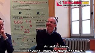 Séméac 65 Arnaud Dufaure adjoint au maire  présente le schéma directeur des mobilités douces [upl. by Vyse]