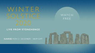 Sunrise  Winter Solstice 2020 LIVE from Stonehenge [upl. by Tunnell]