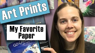 Best Paper for Making Art Prints  Epson vs Red River vs Inkpress Printer Paper Comparison [upl. by Snehpets]