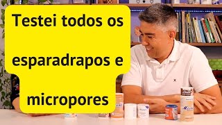 Tipos de esparadrapo e Micropore para Auriculoterapia thiagonishida [upl. by Ajile]