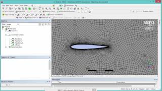 Turbulent airfoil flow  Part 2 Mesh [upl. by Novia]