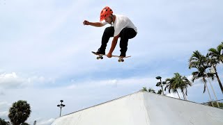 Professional skateboarding siblings frustrated with Boca Raton skate park [upl. by Marlea]