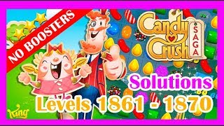 Candy Crush Saga LEVEL 1861 1862 1863 1864 1865 1866 1867 1868 1869 and 1870 [upl. by Yllen]