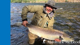 Fly Fishing The Gaula River in Norway from Winsnes Lodge [upl. by Nettirb251]