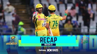 Faf du Plessis amp Leus du Plooy Postmatch review against MICT  Match 23 Recap  Betway SA20 [upl. by Arhat]