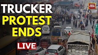 Truck Driver News Today LIVE  Truckers Call Off Strike After Meeting On Hit amp Run Law  India Today [upl. by Notnad]