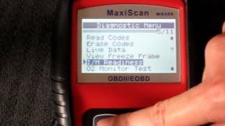 MaxiScan ms509 OBD2 scanner with Honda Civic 2001 [upl. by Jessen]