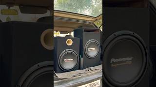 pioneer 1212d4 vs 3004d4 sound test  pioneer 3004d4 subwoofer shortvideo shorts short [upl. by Dewayne]