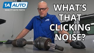 Clicking noise coming from the front end of your car or truck How to diagnose CV axle problems [upl. by Tedmund]