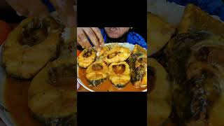 1 Whole Fish Mukbang Eating asmr mukbang fishcurryriceeating [upl. by Sorazal419]