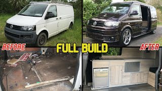 Complete Camper Van Build Start to finish Conversion [upl. by Saleme]