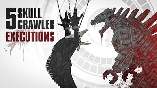 5 Brutal SkullCrawler Executions by MechaGodzilla  Animated Simulations [upl. by Junette]