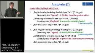 Praktische Philosophie 5a Tugendethik  Aristoteles 2 [upl. by Mitchael]