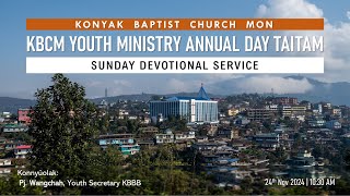 KBCM Youth Ministry Annual Day Taitam  Sunday Devotional Service  24112024 [upl. by Attevaj]