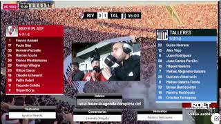 RIVER VS TALLERES EN VIVO [upl. by Urbas]