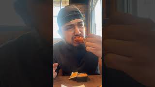 Zaxbys Silent asmr after work 🐔asmr food eatsounds asmrfood fypシ゚viral eattingsounds zaxbys [upl. by Samtsirhc]