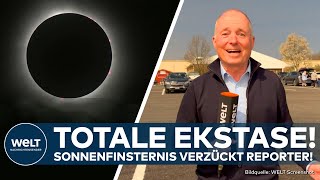 SONNENFINSTERNIS quotTotal Fantastischquot Korrespondent im Kernschatten [upl. by Ainola]