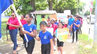 Port of Spain Students Walk For Peace [upl. by Clovis844]