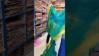 Organza saree just looking like a wowshotsshortvideo shayar saree collection [upl. by Esinert]