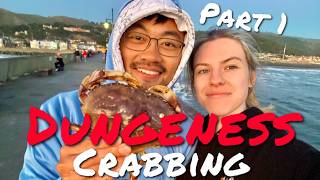 Pier Fishing for Dungeness Crab PART 1 [upl. by Orsola]