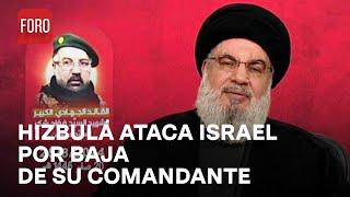 Hizbulá lanza cohetes y drones contra Israel en represalia por muerte de comandante  Las Noticias [upl. by Hugues]