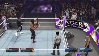 Yeeet and OTC in Extrem Rules Match agains Solo Sikoa and Cody Rhodes WWE 2K24 King of the Ring [upl. by Derinna]