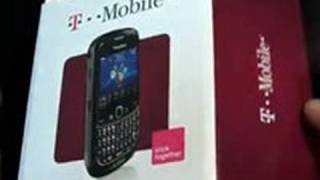 BlackBerry Curve 8520 TMobile  Unboxing [upl. by Reade]