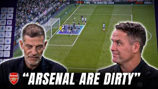 Corner Kings Arsenal 👑 Michael Owen and Bilic analyse Arsenal corners amp Teams that cant defend them [upl. by Mariken]