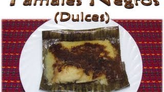 Receta Tamales Negros Guatemala [upl. by Ahcsim566]