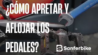 ¿Cómo quitar y poner los pedales en una bicicleta [upl. by Nonregla]