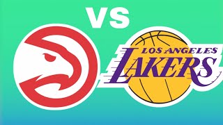 Lakers vs Hawks full 4th qtr2k gameplay [upl. by Maiga]