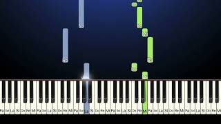 Une belle histoire  Michel Fugain  Piano Tutorial Facile [upl. by Cini]