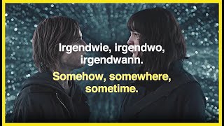 Nena  Irgendwie Irgendwo Irgendwann GERMAN amp ENGLISH LYRICS [upl. by Ajam]