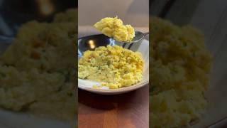 COTTAGE CHEESE SCRAMBLED EGGS 🥚 [upl. by Nygem48]