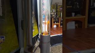 patio heater pellet fired [upl. by Anilorak467]