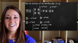 Jacobian of the transformation 2x2 KristaKingMath [upl. by Erinna615]