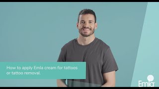 How to Apply Emla  Tattoos Male [upl. by Allan570]