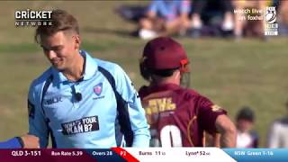 Highlights NSW v Queensland JLT OneDay Cup [upl. by Leuqar]